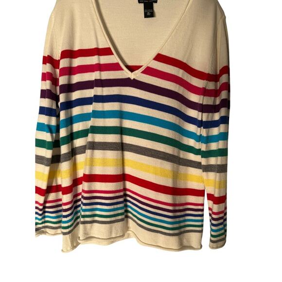 New York & Company Multicolored Women's XL Sweater Y2K - Picture 3 of 4